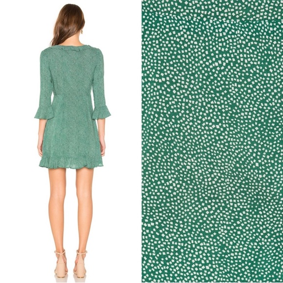 AUGUSTE DIAMOND RUMBA SLEEVED MINI DRESS SIZE US 4 - Picture 8 of 8